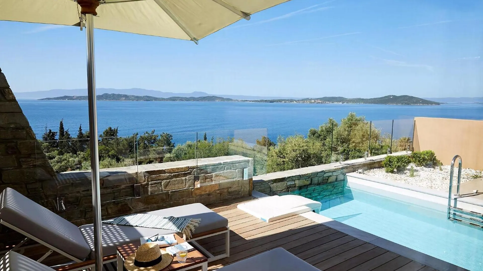 Excellent Halkidiki Villa Residential Villa 1 2 Bedrooms Stunning Sea Views Ouranoupoli Greece